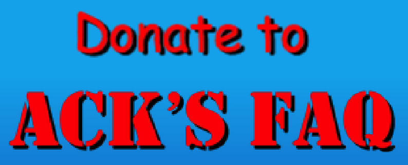 Image for Donate to Ack's FAQ!